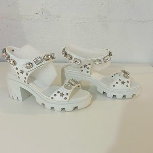 Heeled sandals
